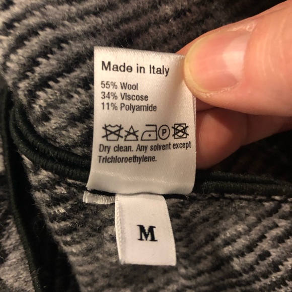 Commission Floral Jacquard Knit Merino Wool Skirt - Picture 8 of 8